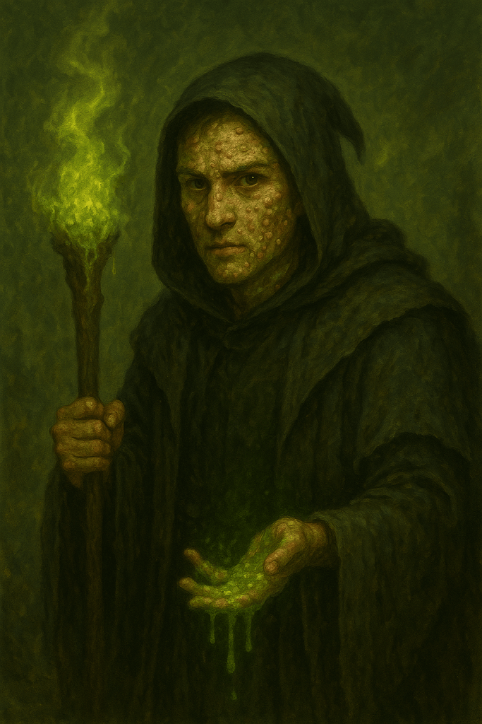 Dišan di Bierno/Ogoroh, il Mago dell'Acido, protagonista del secondo volume di Storia di Geshwa Olers, "La faida dei Logontras", di Fabrizio Valenza.